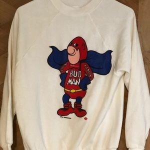 Vintage Bud Man Crewneck